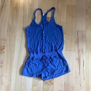 TNA blue romper